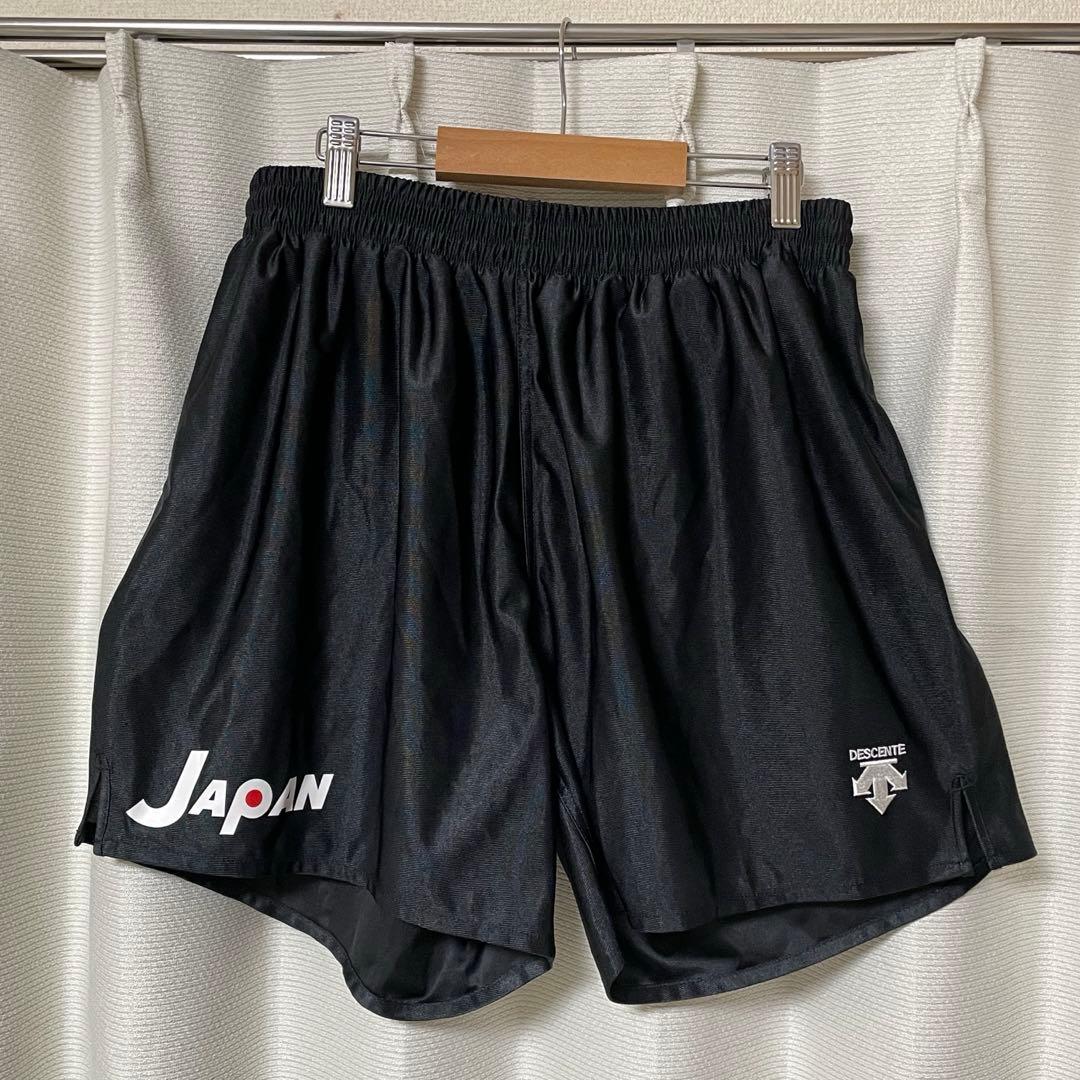 バレーボール　ゲームパンツ　JAPAN ブラック　DESCENTE サイズXA