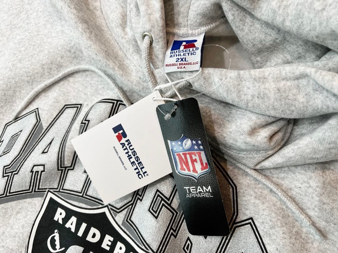 新品NFL RAIDERS コラボRussell ラッセル　レイダース2XL