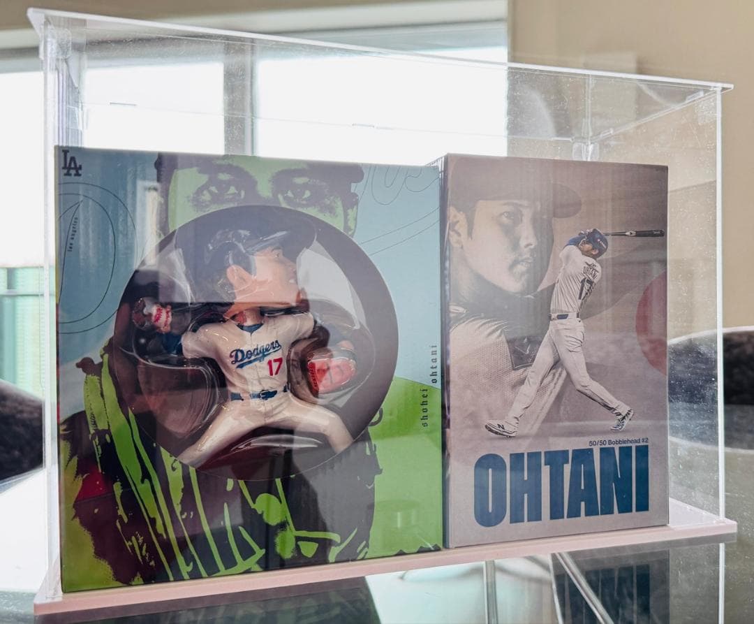 【２個セット】大谷翔平 記念ボブルヘッド（投手+バッター）をセットで