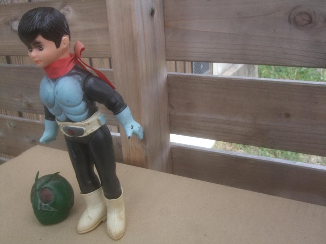 旧 バンダイ★ 仮面ライダー 1号★ 面取れ ★スタンダードサイズ