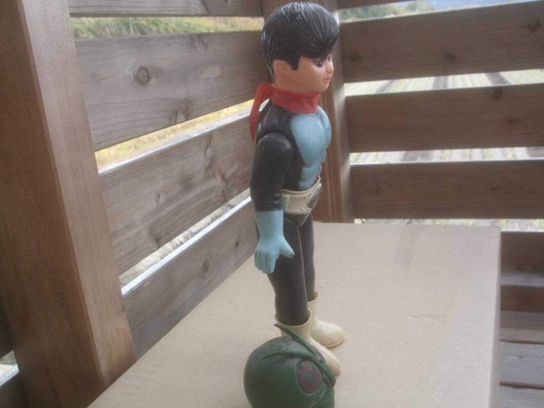 旧 バンダイ★ 仮面ライダー 1号★ 面取れ ★スタンダードサイズ