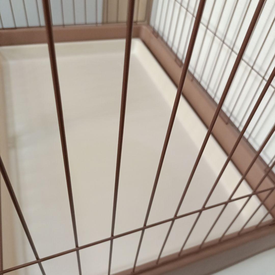 リッチェル ペット用 お掃除簡単サークル 90cm x 60cmブラウン【美品】