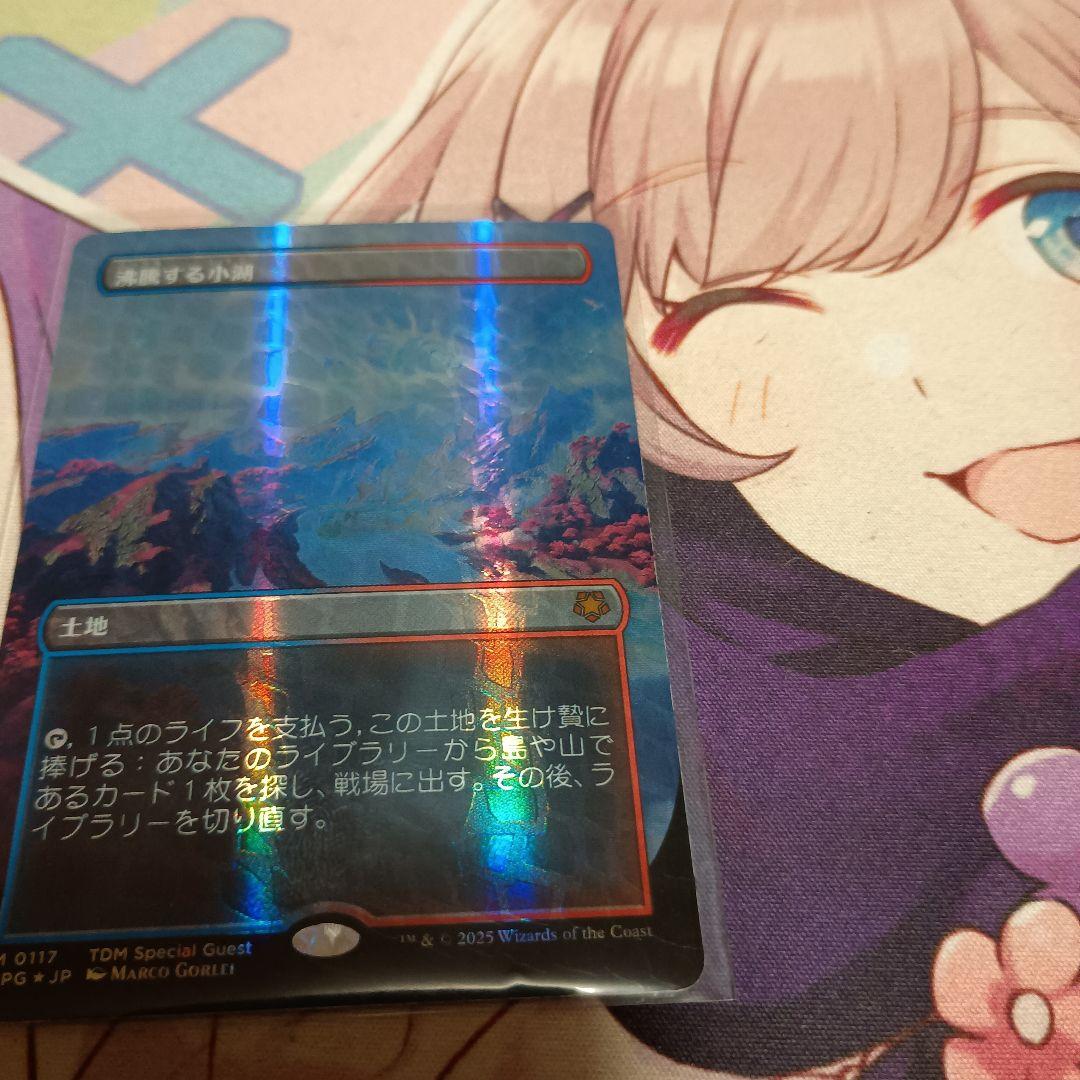 mtg 沸騰する小湖 ドラゴンスケイル foil 日本語