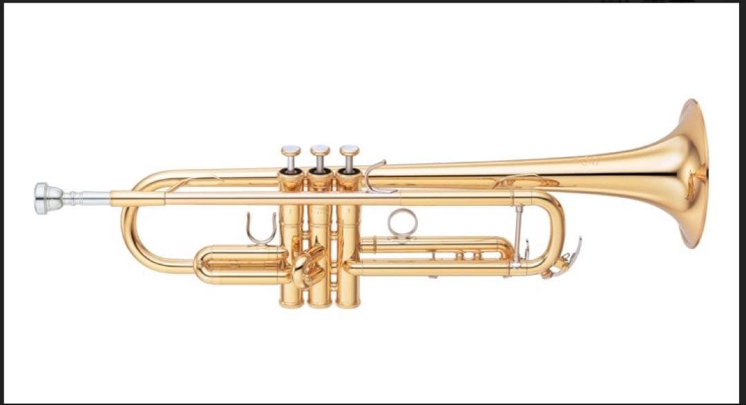 ゴールドトランペット 本体 ケース付き