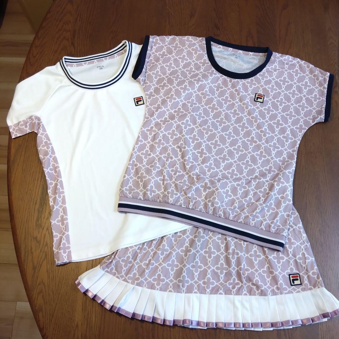 【美品】FILA テニスウェア トップス2点&スコート1点　合計3点セット