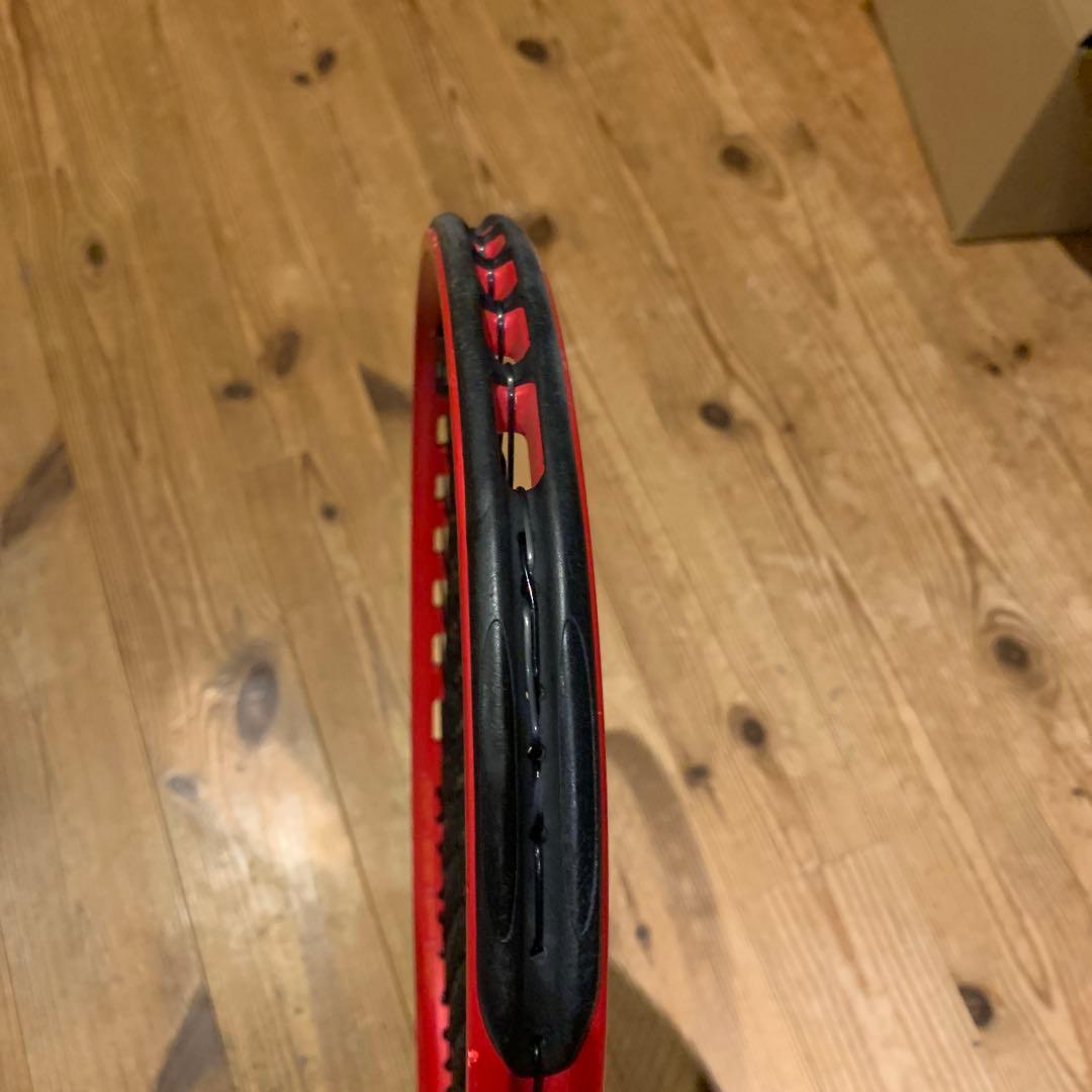 現行型　prince BEAST O3 100 G2テニスラケット 赤オレンジ