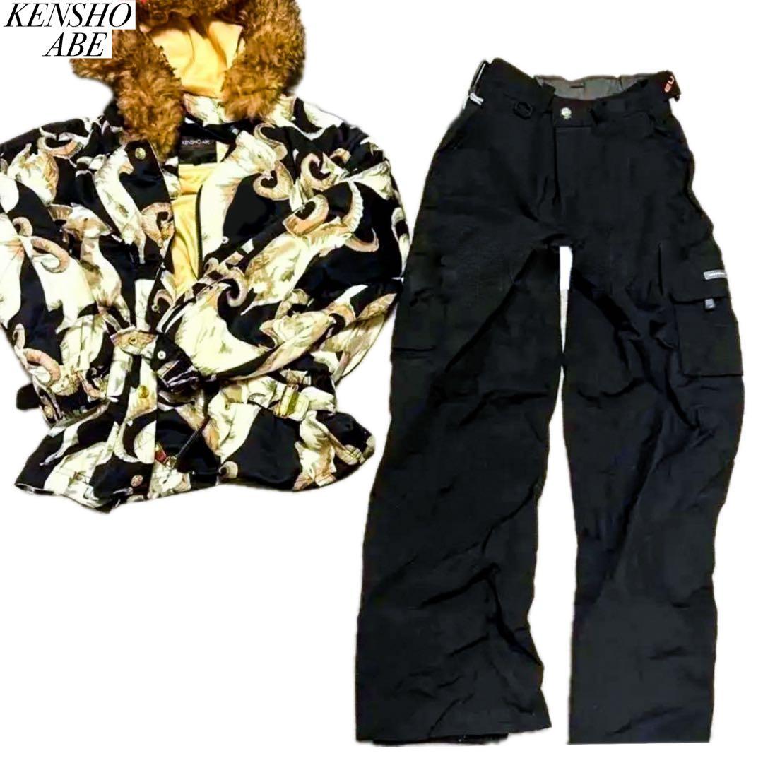 【上下セット】KENSHO ABE スキーウェア＊Mサイズ