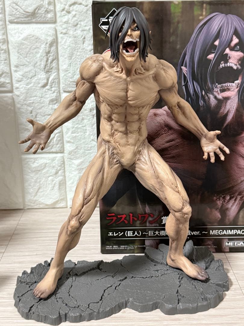 進撃の巨人　エレン(巨人) 巨大樹の森決戦ver ラストワン　一番くじ　開封品