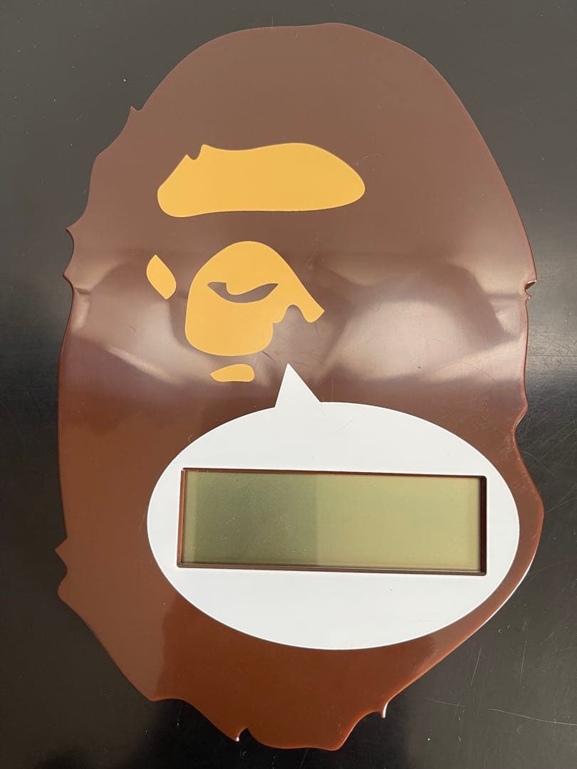 A BATHING APE ベイプヘッド ウォールクロック