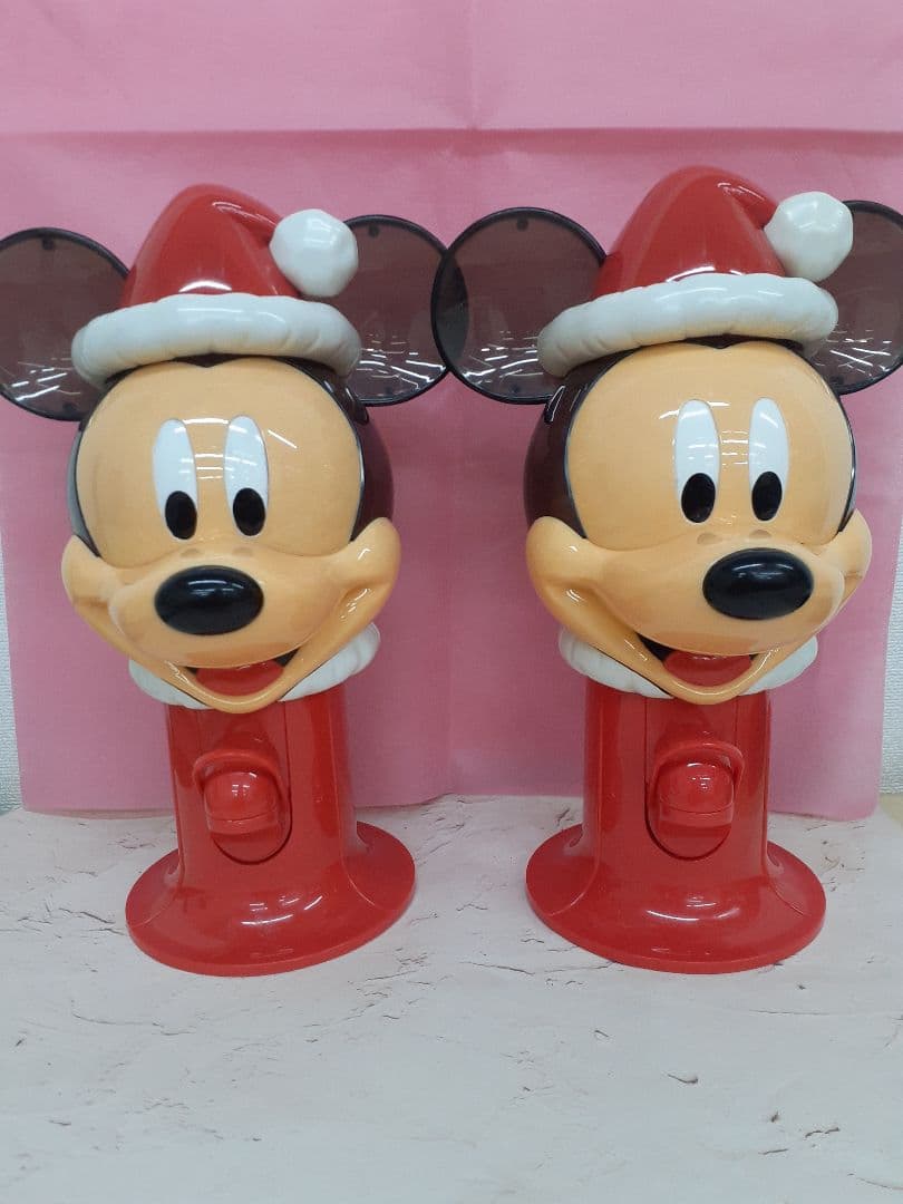 ミッキーマウス サンタ帽子 チョコレートディスペンサー2個セット