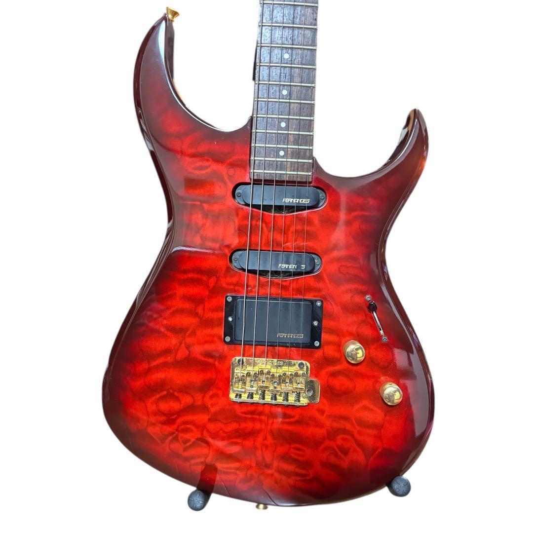 FERNANDES FGZ-400 キルトメイプル レッド エレキギター