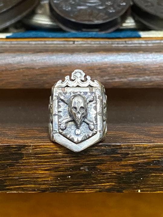 コレクション #34 vintage 40s' skull Mexican ring