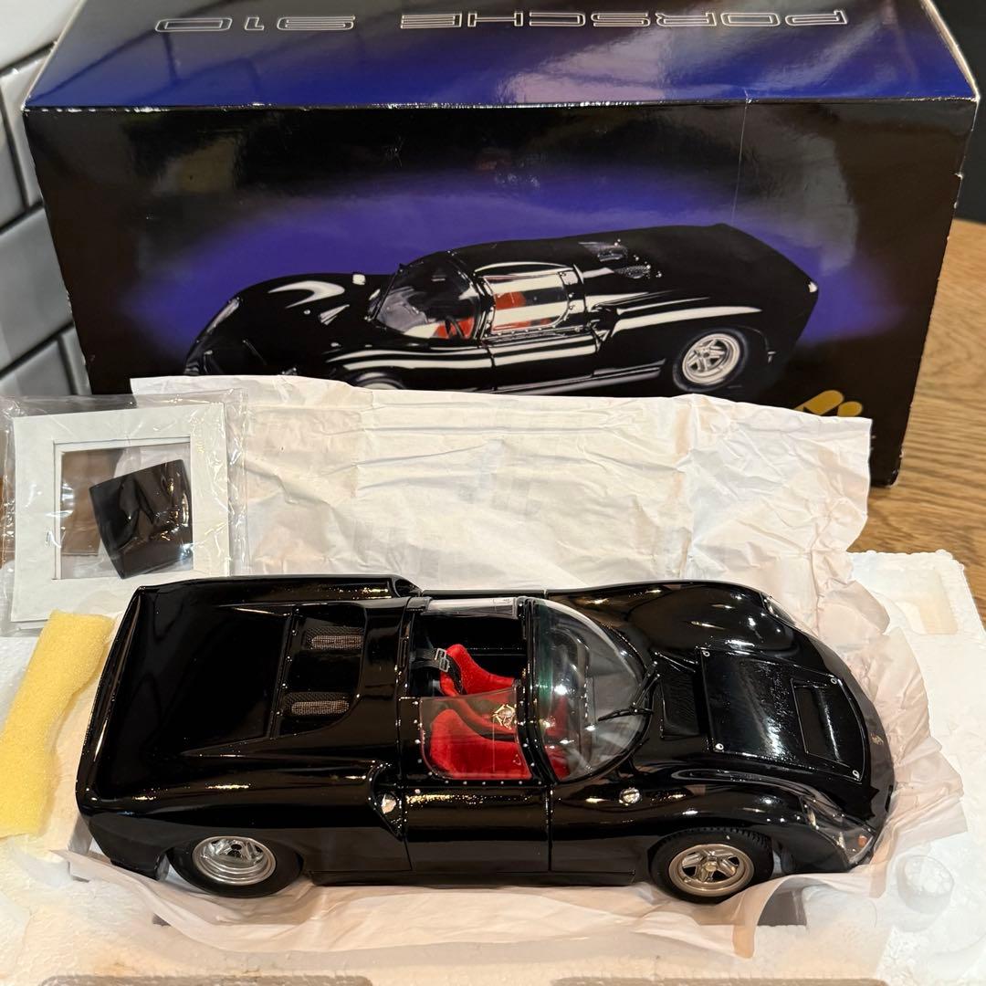 【超レア】EXOTO Porsche 910 Black 1/18