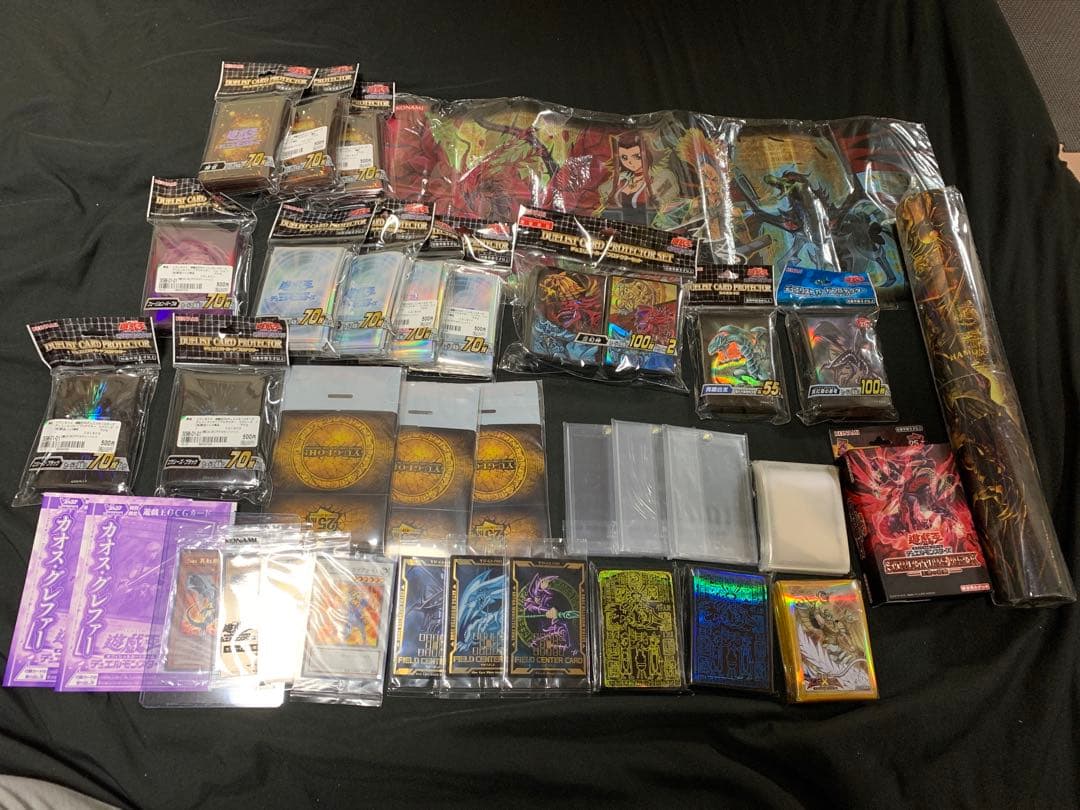 遊戯王OCG引退品 スリーブ プレイマット プロモ 未開封 まとめ売り