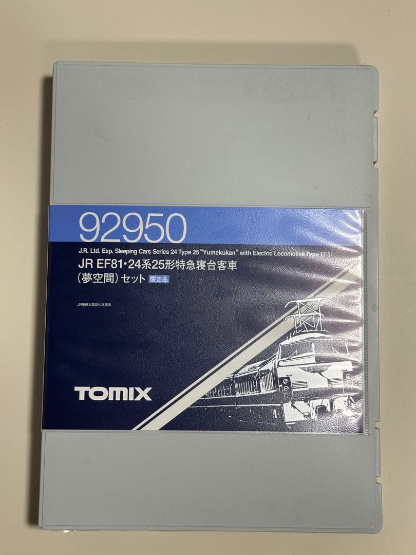 TOMIX EF81•24系25形特急寝台客車6両（夢空間）セット限定品