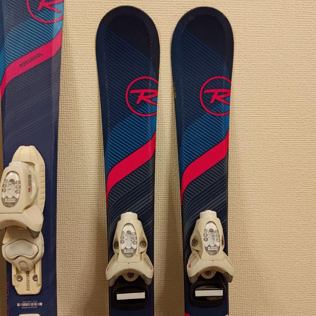 Rossignol スキー板 92cm 104cm セット　青/ピンク