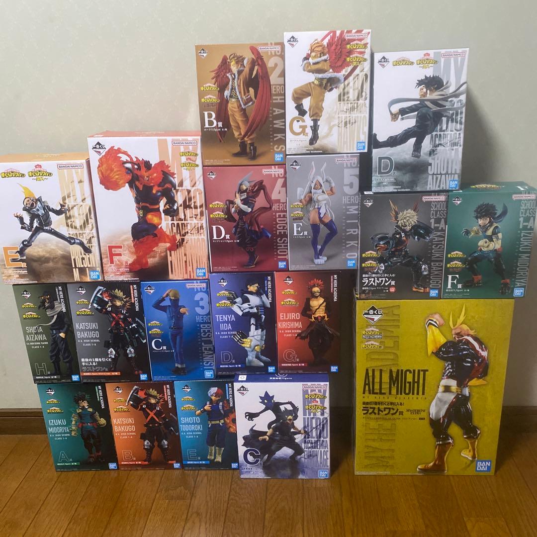 僕のヒーローアカデミア 一番くじ フィギュア セット