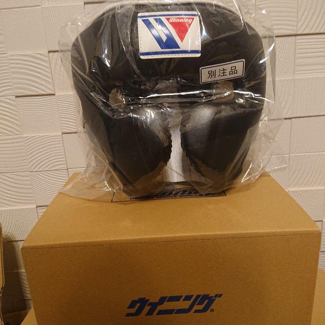 Winning ヘッドギア Mサイズ ブラック/シルバー