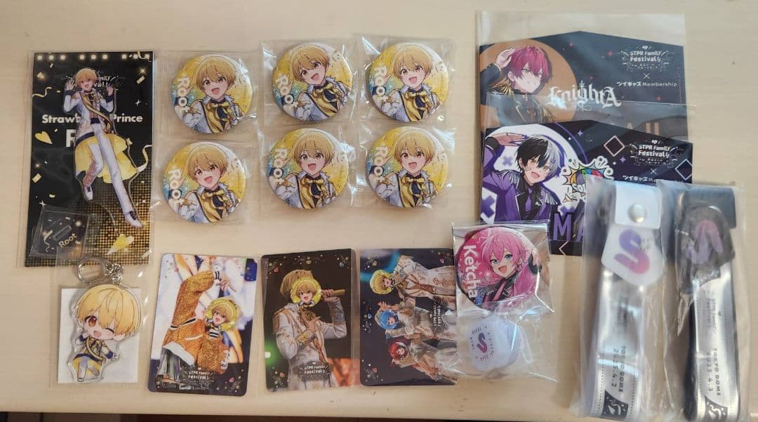 るぅとくん　すとふぇす　缶バッジ　アクスタ