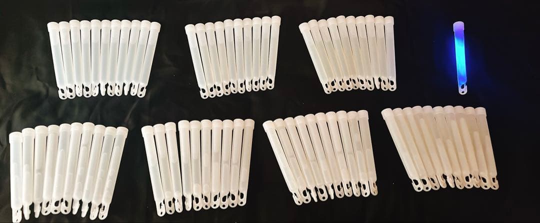 【未使用】青サイリウム 80本まとめ 舞台・ライブ・イベント用