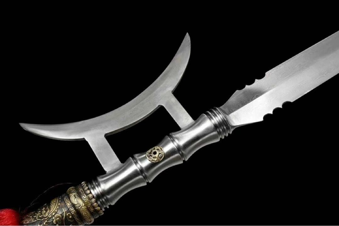 方天戟 古兵器 模擬刀 日本刀 模造刀 鑑賞用 武具