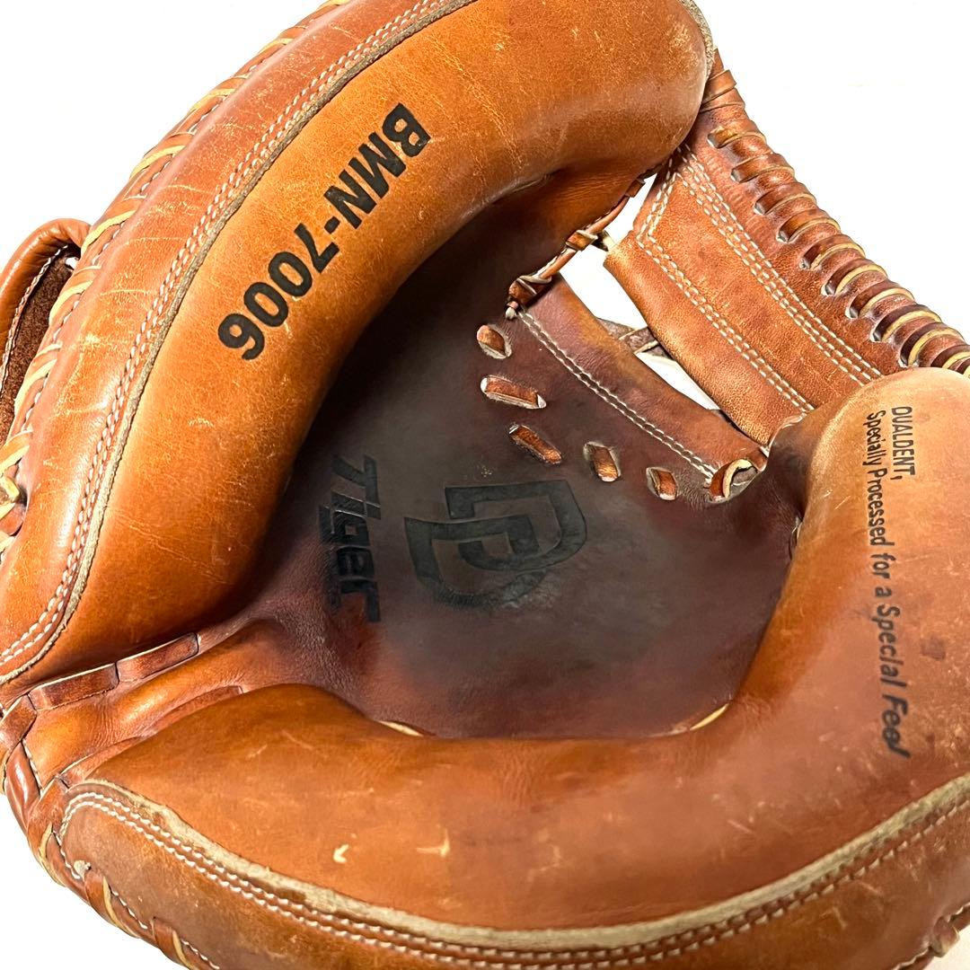 美津和タイガー 硬式用 キャッチャーミット レザー