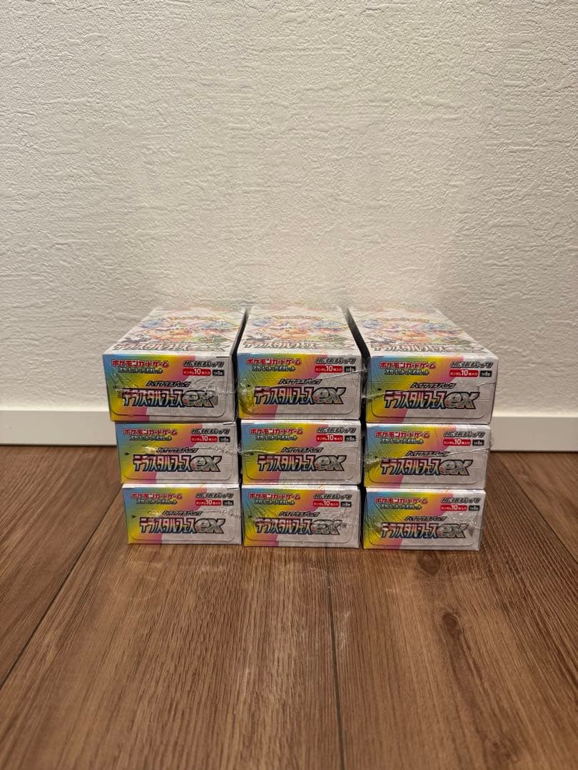 ポケモンカードゲーム　テラスタルフェスex　シュリンク付き　新品未開封　9BOX