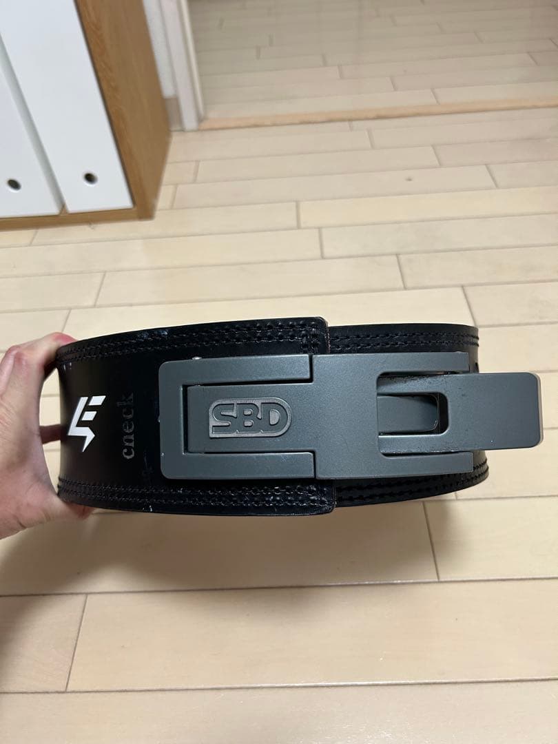 SBD トレーニング・パワーベルト 黒　Mサイズ