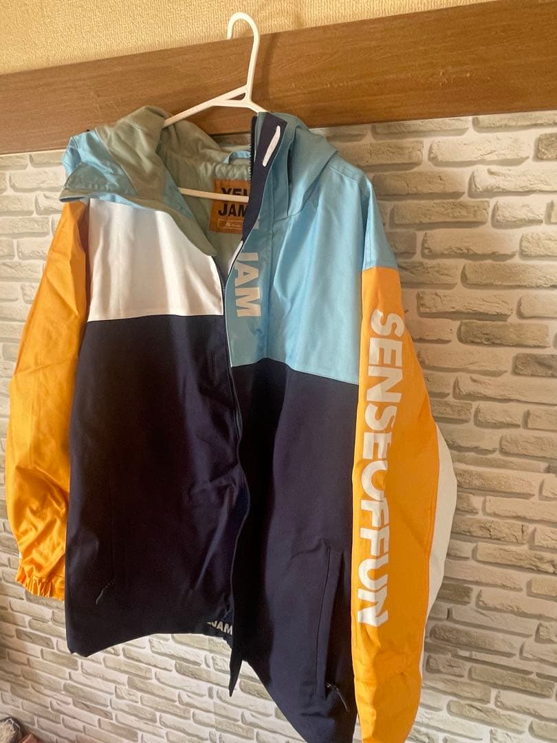 YEL JAM カラーブロックジャケット XL