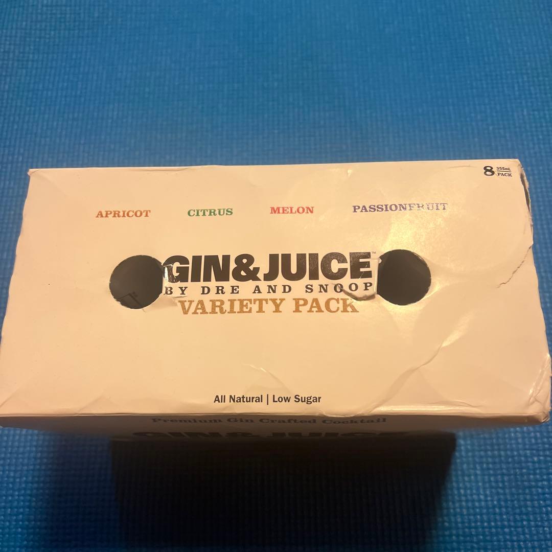 ドクタードレ、スヌープドッグ　 GIN & JUICE バラエティパック8本入り