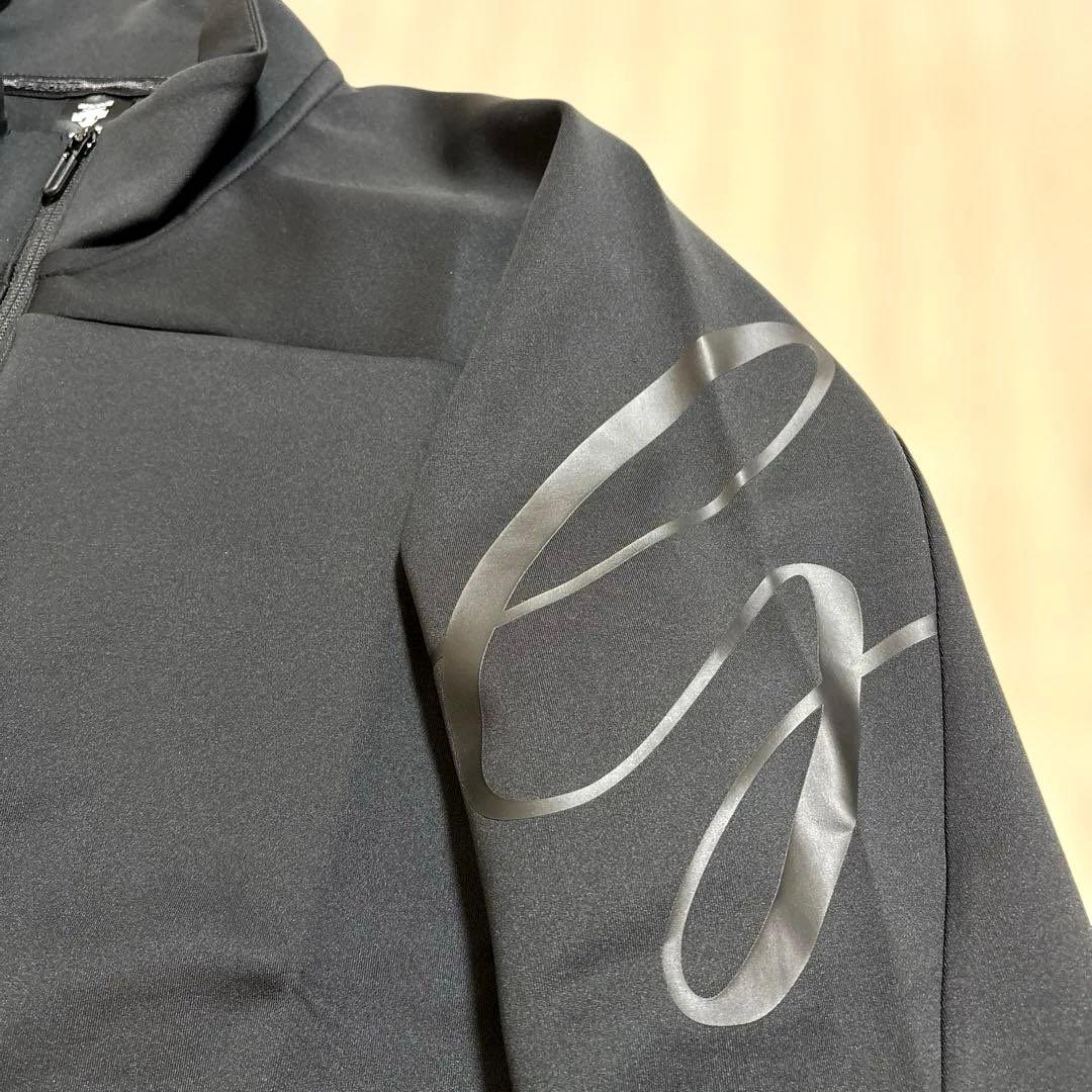 新品デサントゴルフ ラバープリント ジャージジャケット