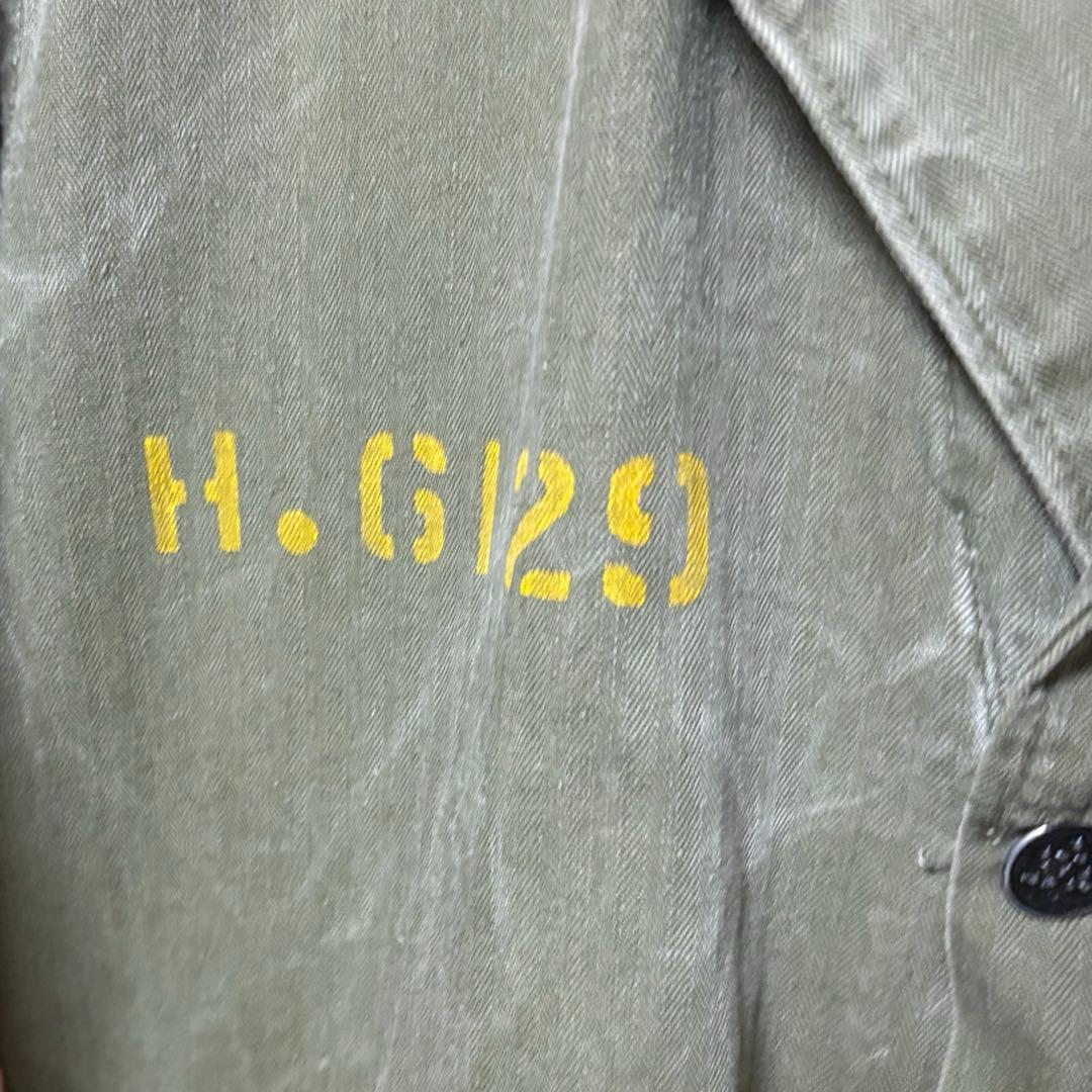 40s us.army ヘリンボーン　ツナギ　ステンシル