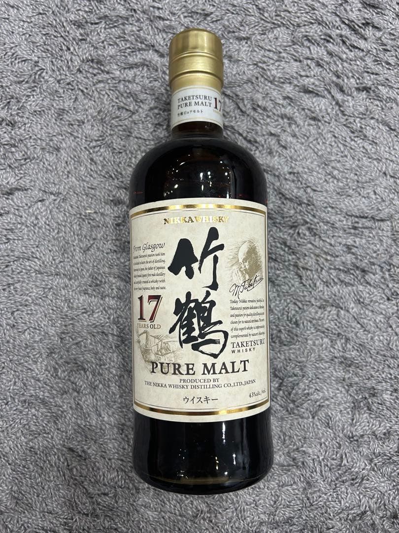 竹鶴　17年ピュアモルト　700mL 箱無し