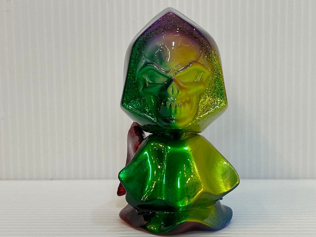 梅ZAWA ドクロちゃん レインボー/ラメ ソフビ フィギュア 希少 限定