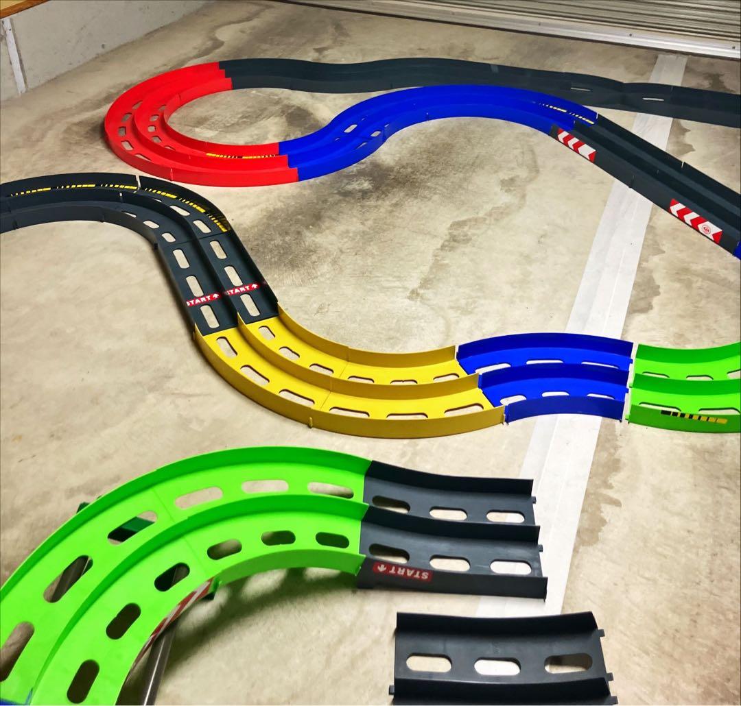 こ*こ様 ミニ四駆　 オーバルホームサーキット　バンクアプローチ　ラップタイマー