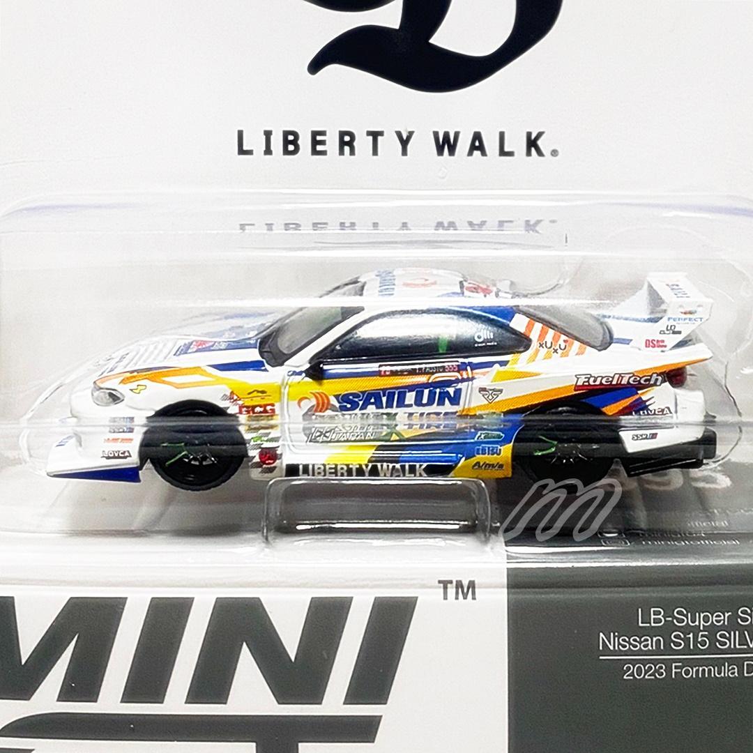 MINI GT LBスーパーシルエット S15 SILVIA #555 2023