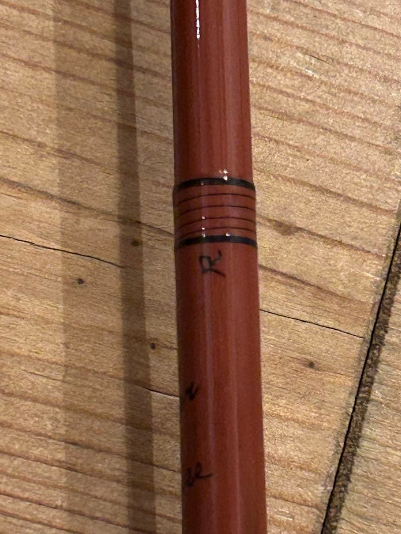 フライロッド　グラスロッド　6'7\"#3 3ピース　パックロッド　マルチピース