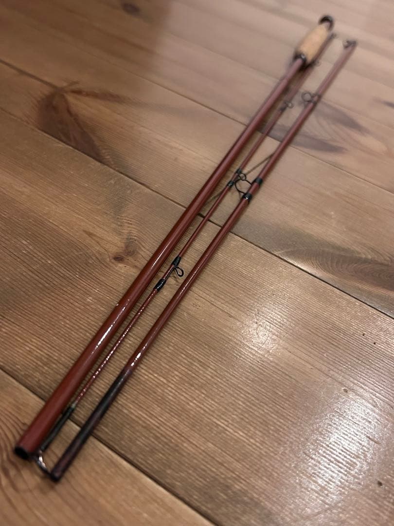 フライロッド　グラスロッド　6'7\"#3 3ピース　パックロッド　マルチピース