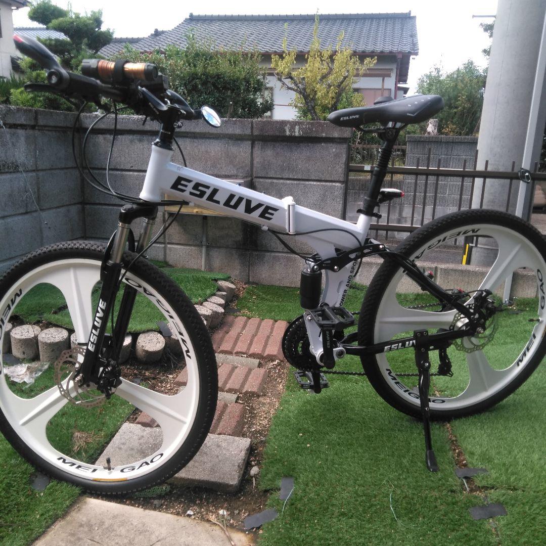 【bmkh 】ESLUVE 折り畳み式MTB福岡 引き取り希望