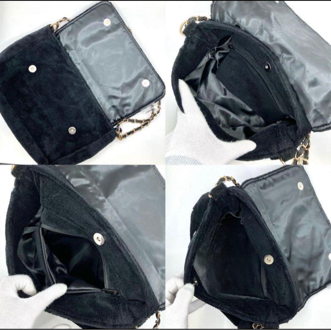 CHANEL ショルダーバッグ　パイル　チェーン　ノベルティ