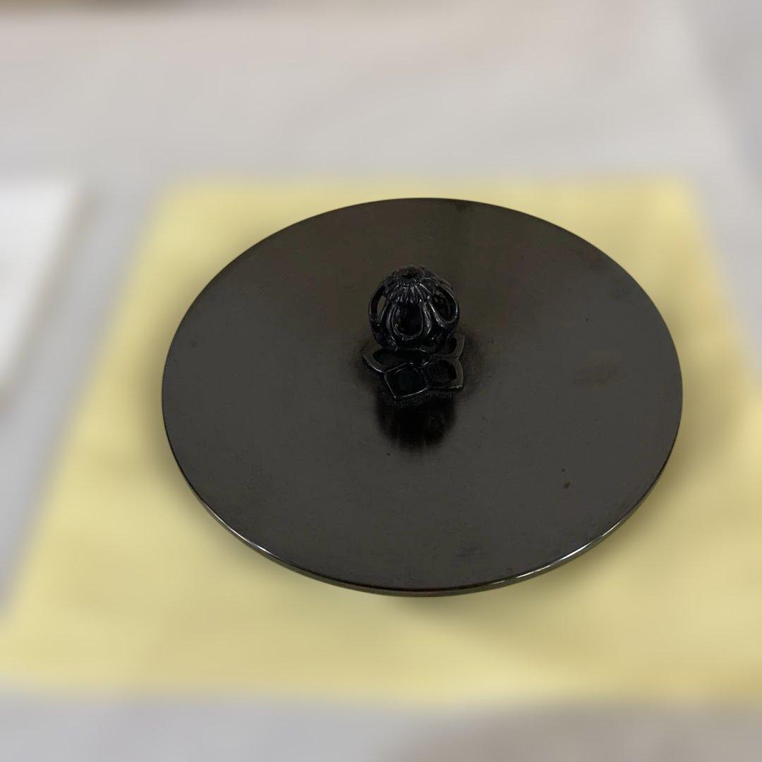 茶道具　釜　菊池政光作　達摩釜　炉用