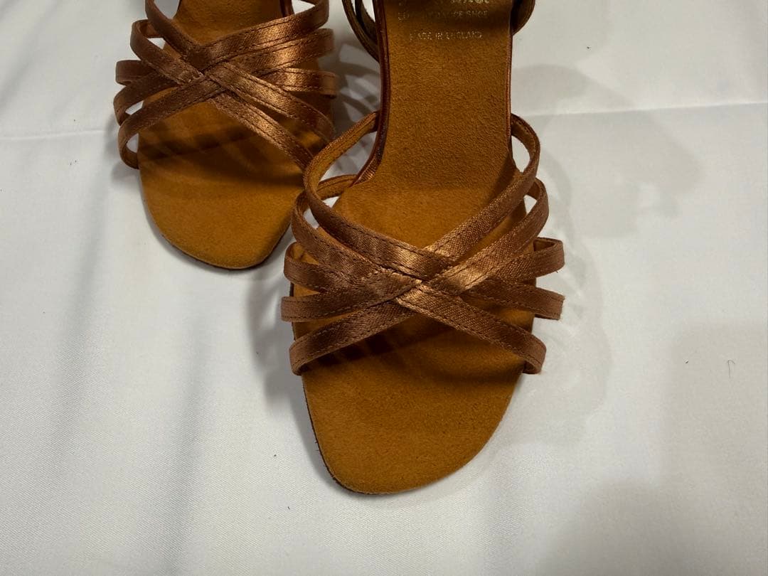 スーパダンスシューズ 1403 ダークタンサテン