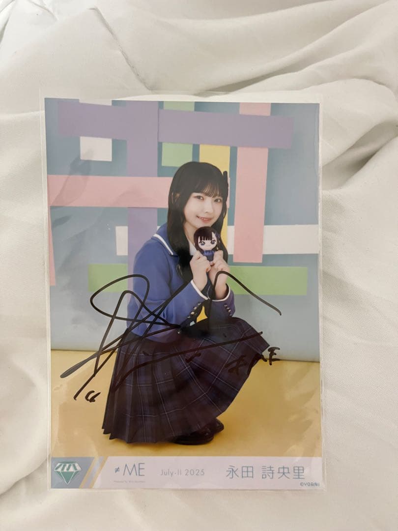 ノイミー 永田詩央里 ぬいマス 生写真ヒキ 直筆
