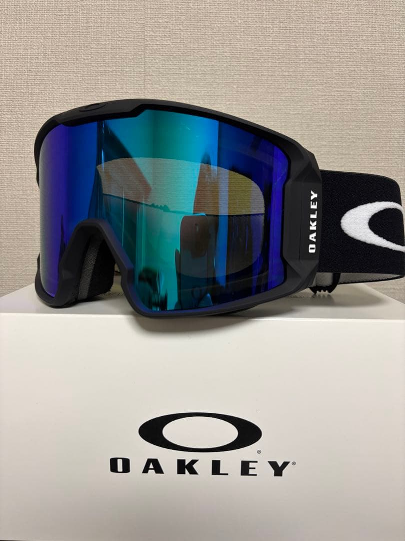 新品　OAKLEY LINE MINER L GREEN MIRROR タグ付き