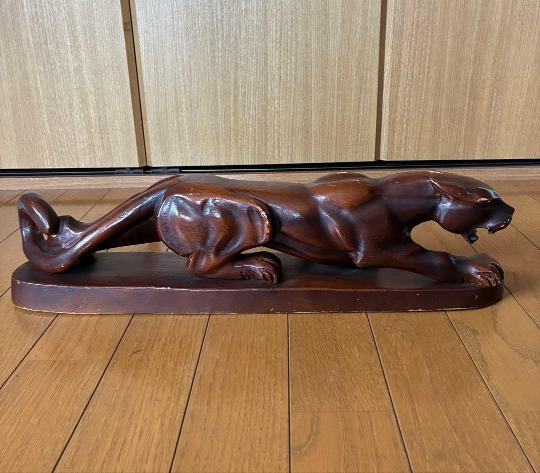 木彫り　パンサー　激レア