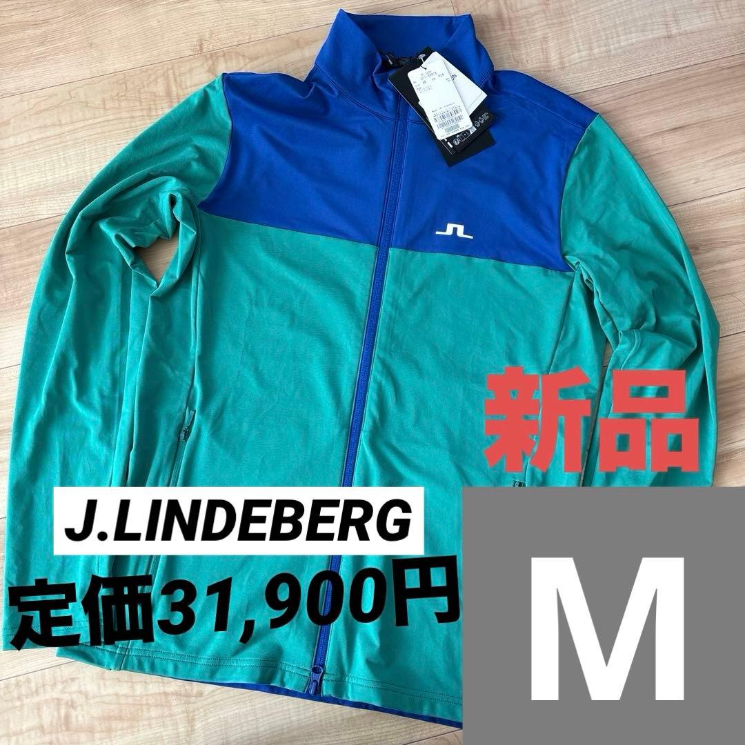 新品　ジェイリンドバーグ　メンズ　ストレッチ　ゴルフウェア　裏起毛　M