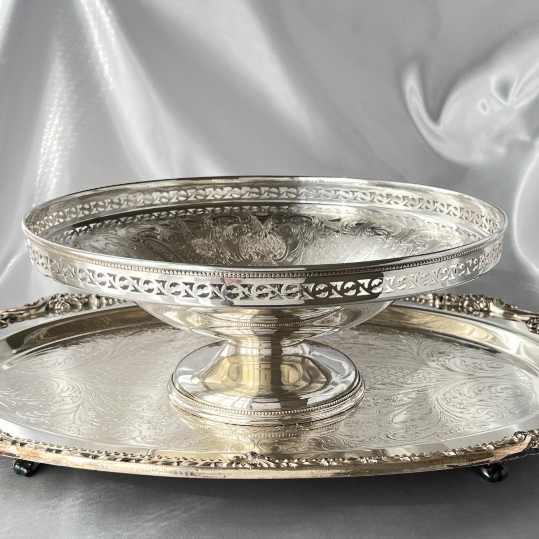 【Mappin&Webb】 マッピンアンドウェッブ コンポート 27cm