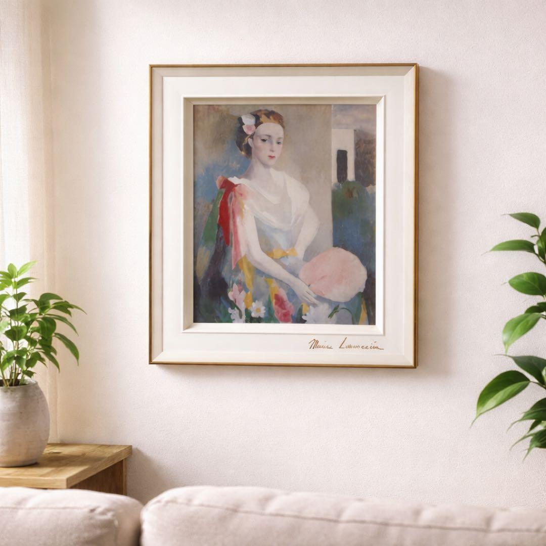 マリー・ローランサン 陶板画 / YAMAKA 1986年製 / 正規品