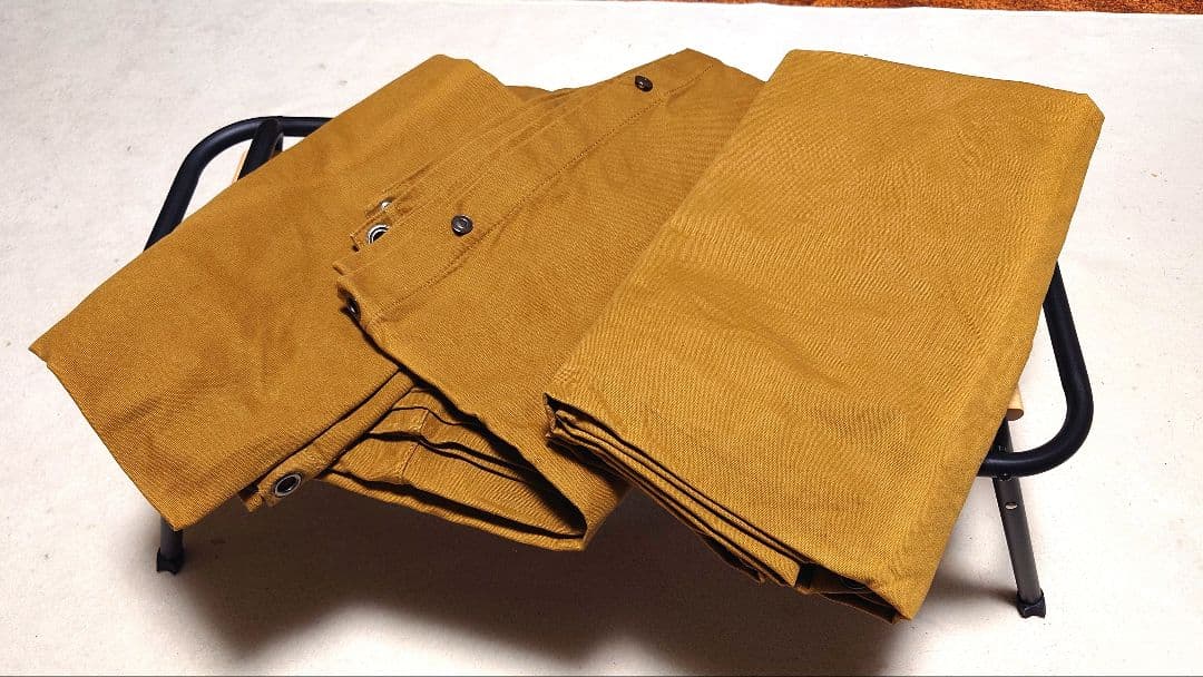 【ヒナ品】Asobito（アソビト）製タープ（タン）2枚セット