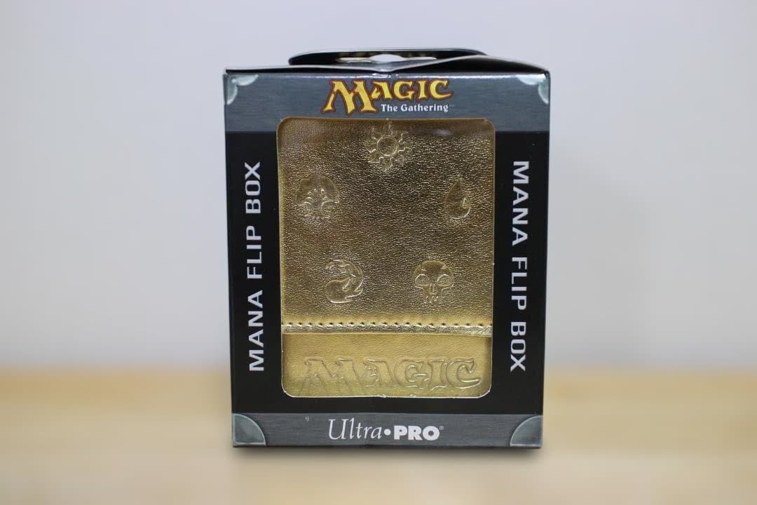 ウルトラプロ マジック・ザ・ギャザリング フリップデッキボックス・マナ・ゴールド